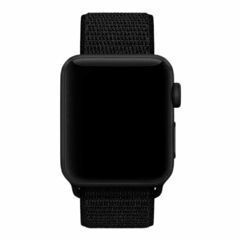Ремешок Nylon loop для Apple Watch 42/44/45mm Dark black Ремешок Nylon loop для Apple Watch 42/44/45mm Dark black